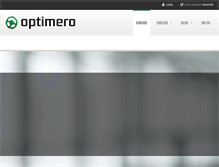 Tablet Screenshot of optimero.com